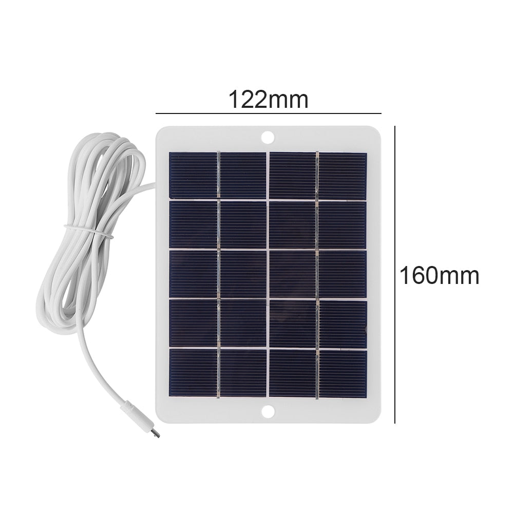 3W 5V Portable Mobile Phone Solar Power Bank