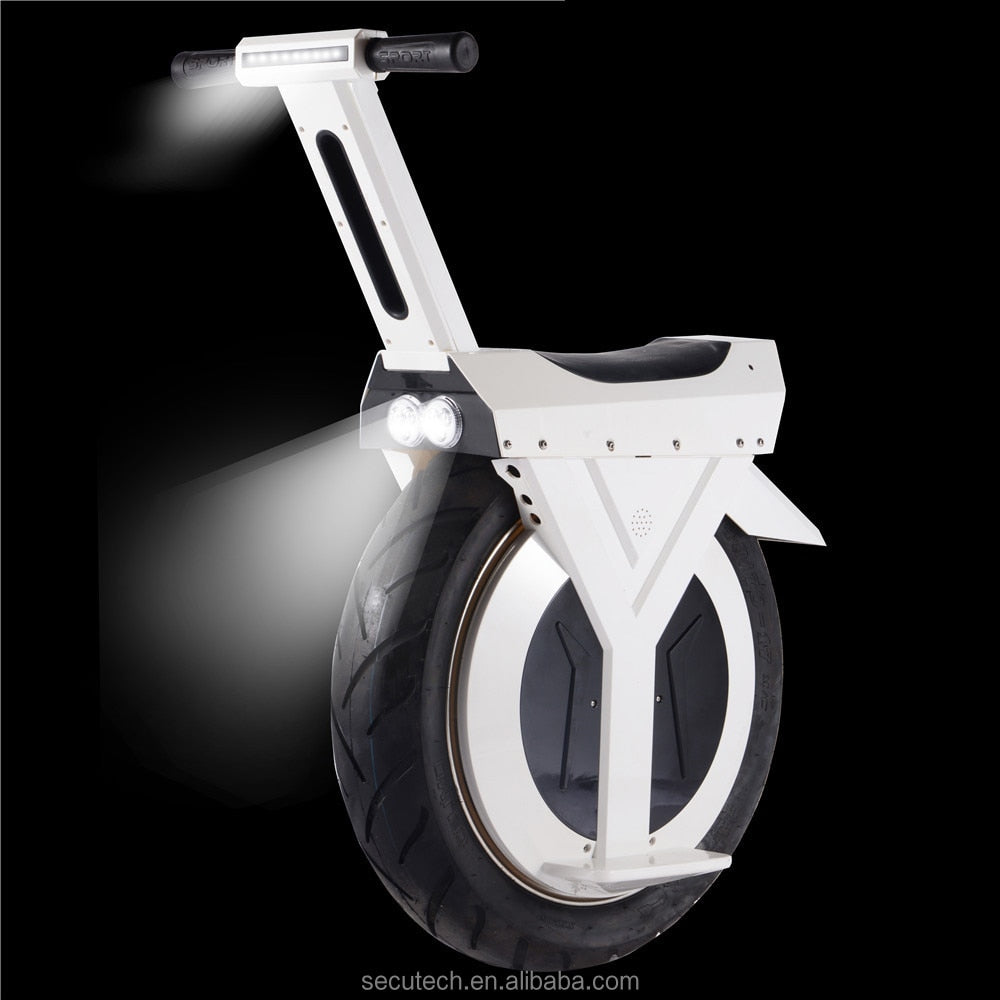 500W Big Single Fat 17inch Tire Electric Unicycle One Wheel Self Balancing Scooter