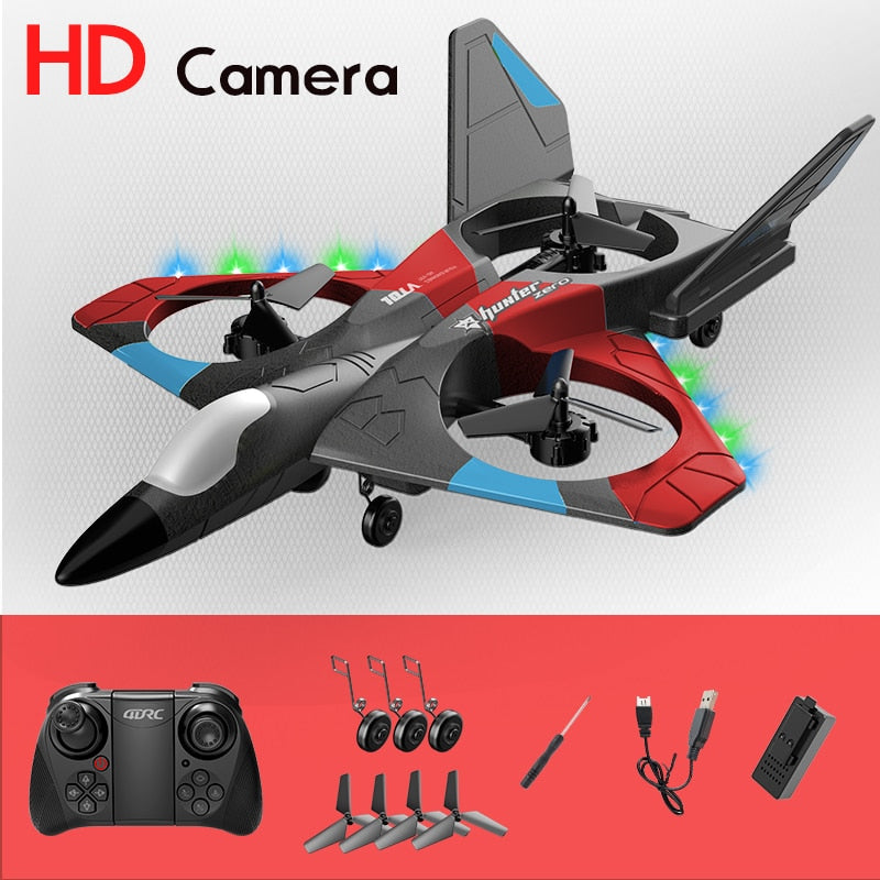 V27 Blue/Red Airplane 4K HD Oversized Remote Control