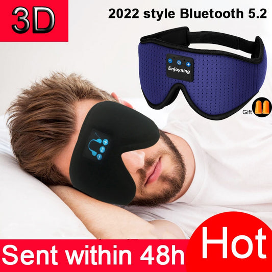 Bluetooth headset music eye mask