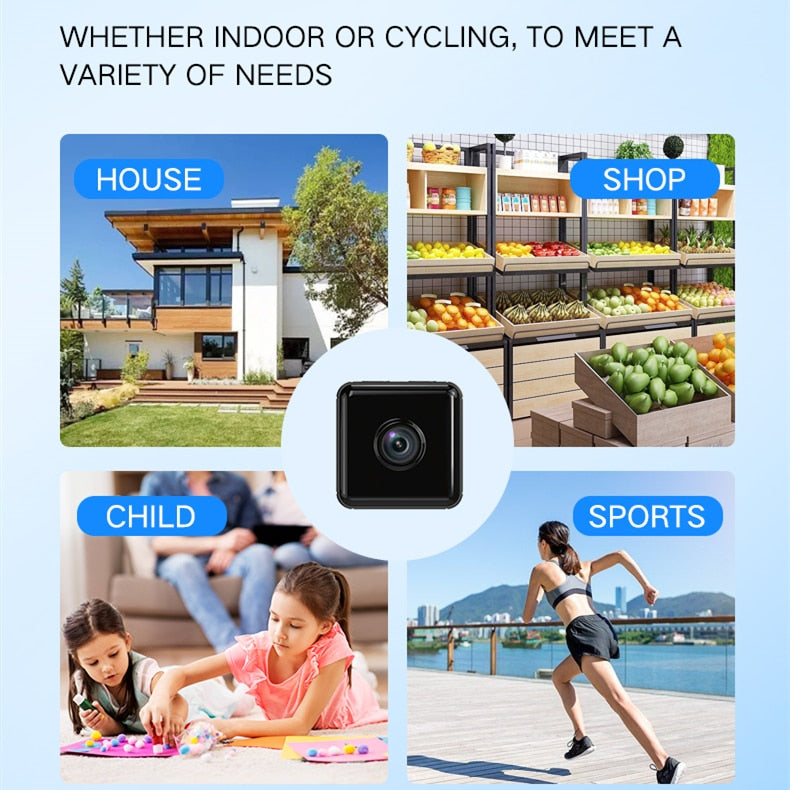 4K Mini WIFI Wireless Auto Tracking IP Camera With Alarm