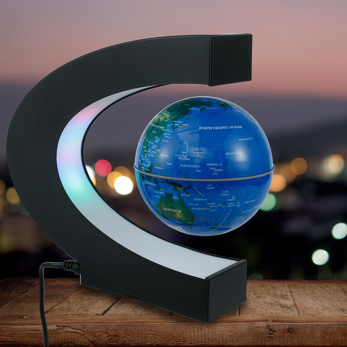 Levitating Magnetic Globe LED World Floating Lamp