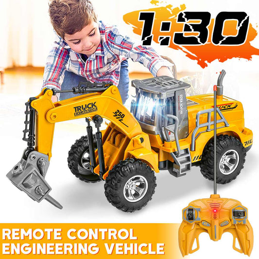 1:30 Remote Control Excavator Vehicle Dump Truck with Lights