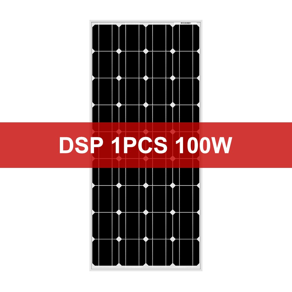 Dokio 18V 100W 200W 400W Waterproof New Solar Panel Set Controller For Home Charge 12V Car battery