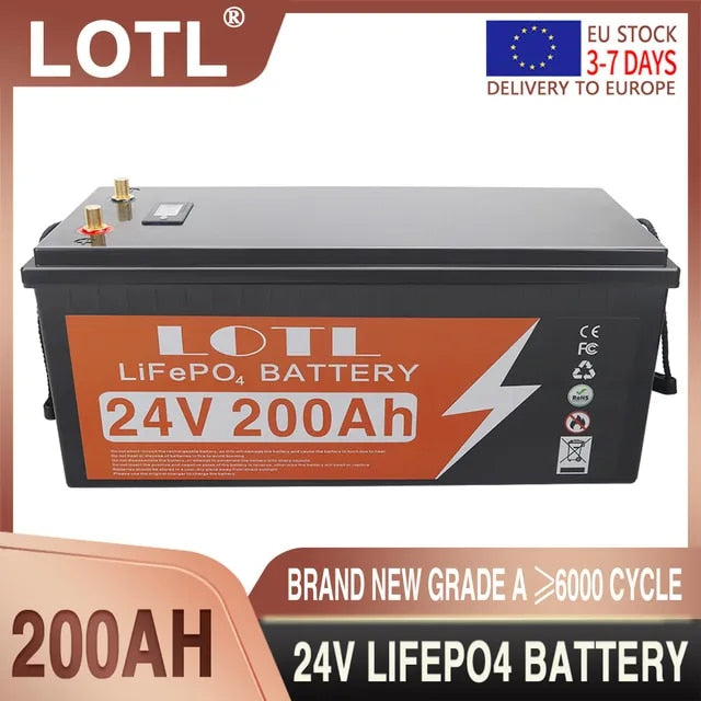 12V 24V 400AH 300Ah 200Ah 100Ah LiFePO4 Solar Battery