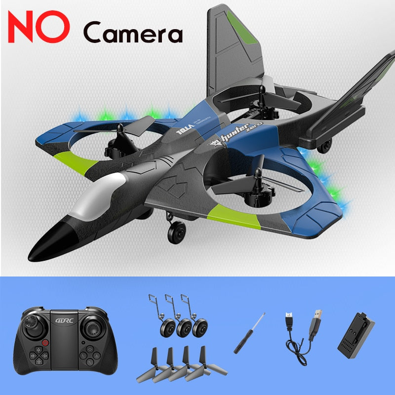 V27 Blue/Red Airplane 4K HD Oversized Remote Control